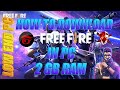 How to Play Free Fire On Low End PC || Core 2 Duol || Play Free Fire on 2GB Ram PC || Qadir Gamer