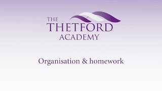 Organisation & homework
