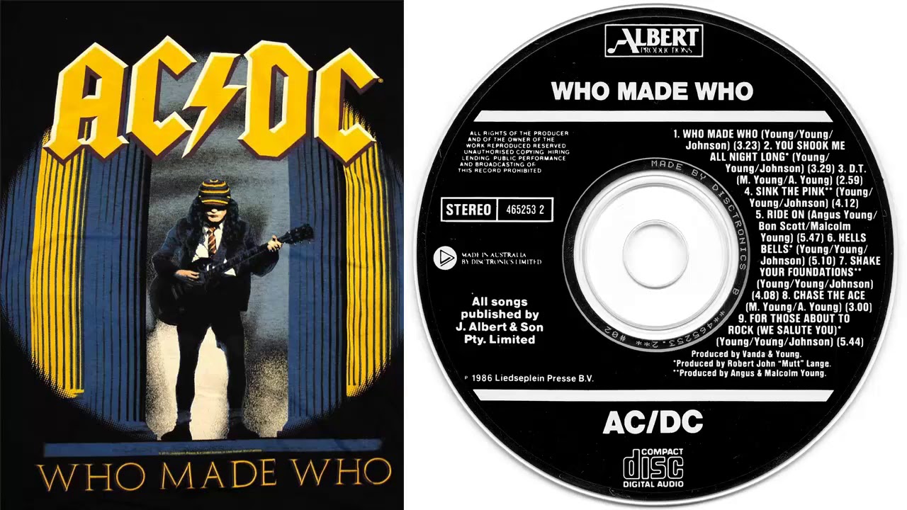 AC/DC - Who Made Who Full Album - YouTube