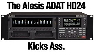 Alesis ADAT HD24 Hard Disk Recorder  FEARSOME TECHNOLOGY!  | Studio Tour Ep.1