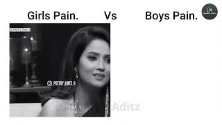 Girls Pain vs Boys Pain