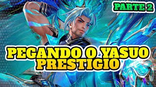 Peguei a Skin do Yasuo Prestígio Caligrafia (parte 2) Gameplay + Sorteio | Wild Rift