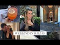 A weekend in dallas vlog rh rooftop brunch getting a brazilian blowout shopping  so much more