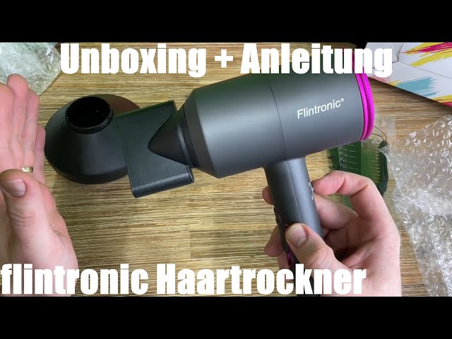 Flintronic Hair Dryer, Professioneller Ionen Haartrockner, 2000W 4