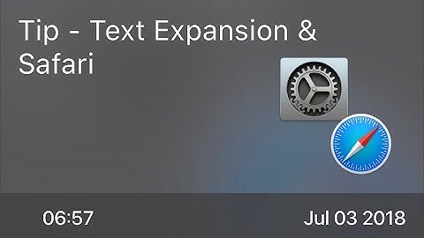 SCOM0748 - Tip - Text Expansion & Safari