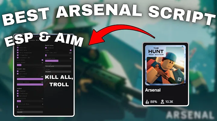 *OP* Arsenal Script | Silent Aim, Aimbot, Fire Rate, Kill All, Esp & More! *Thunder Client V2*