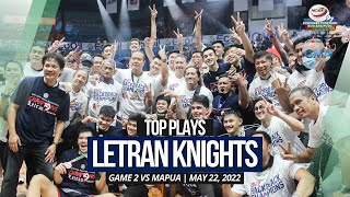 Top Plays: Letran Knights | NCAA Season 97 Finals Game 2 | May 22, 2022