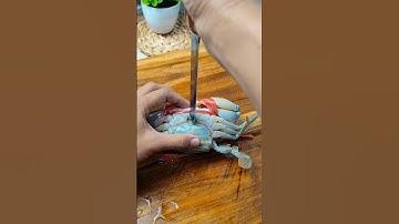 Thumbnail of How to clean crabs #shortsvideo #food