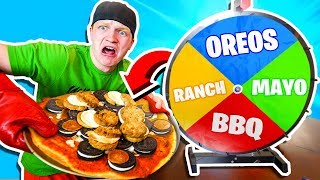 WHEEL OF PIZZA FOOD CHALLENGE!