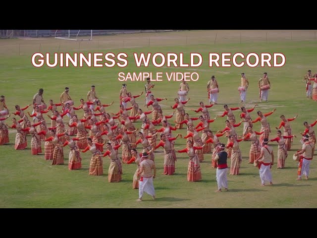 Guinness World Record || Demo Performance for Mega Bihu Event 2023 || class=