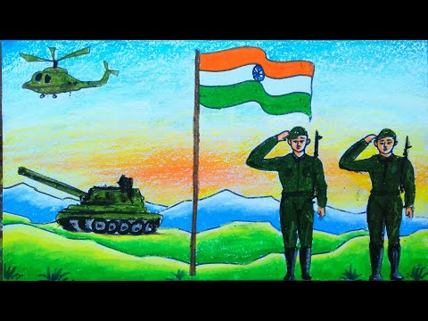 Happy Independence Day Images With Indian Soldiers Art