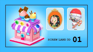 Screw Land 3D | Gameplay pt.01 | Level 1-5