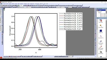 Normalizing Data in OriginLab
