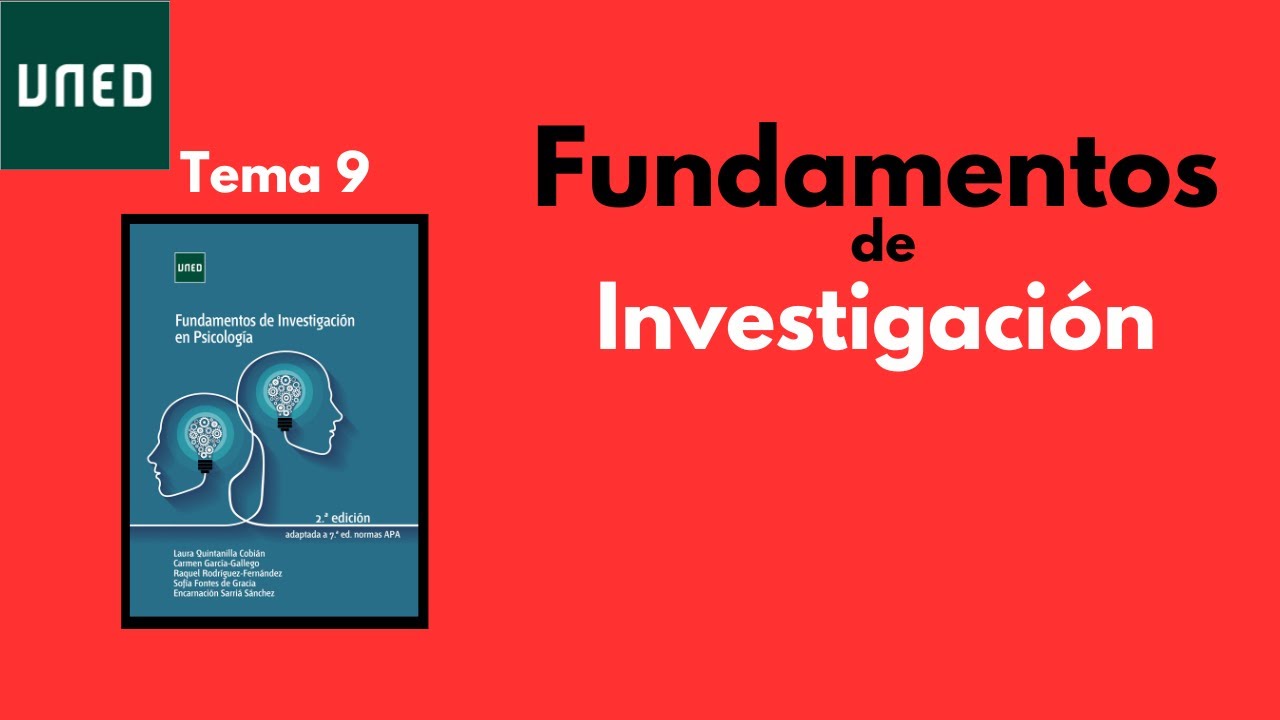 Tema 9: La observacion | Fundamentos de investigacion | UNED