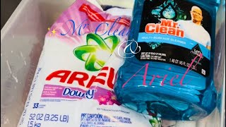 SPONGE ASMR✨Mr.Clean & Ariel 🧜‍♀️ Watery Laundry Paste Squeezing 🧽