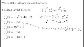 Famous Determine whether a function is even odd or neither given algebraically Profile