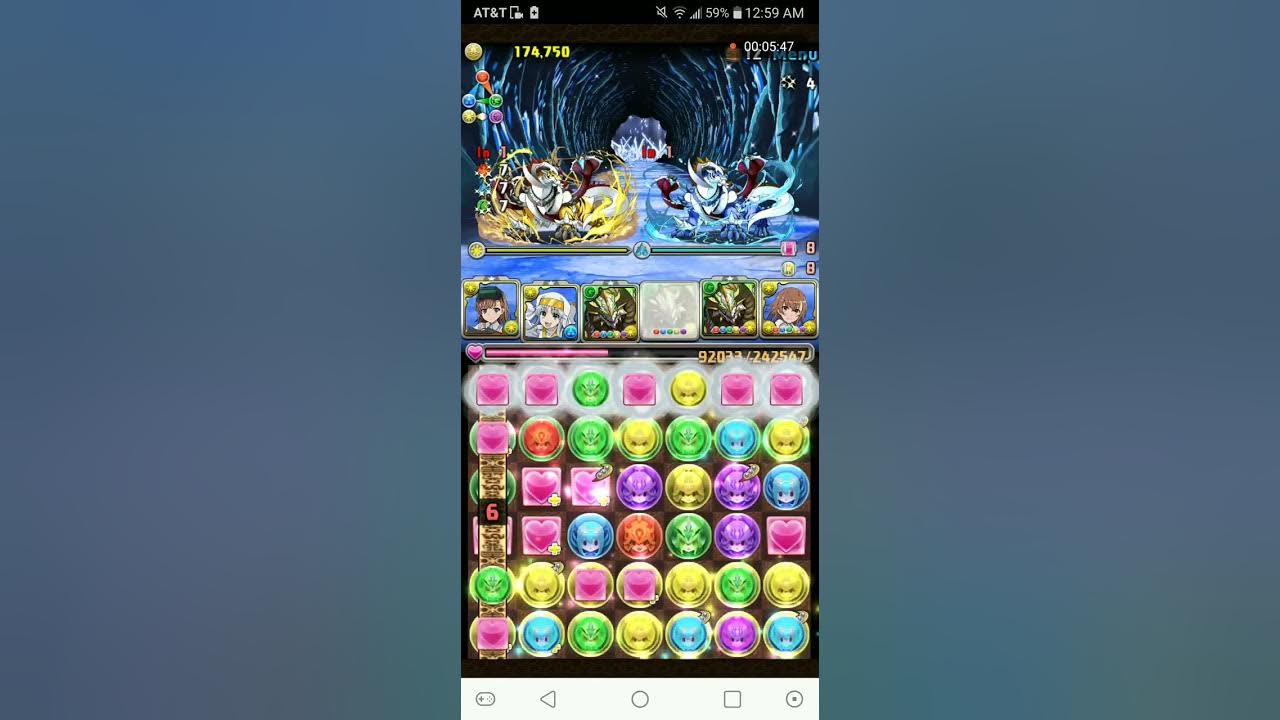 Puzzle & Dragons NY Nordis System vs. UN2 YouTube