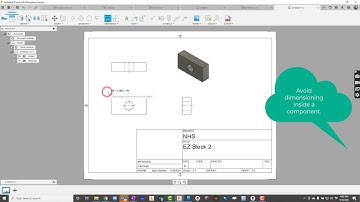 Creating Multiview/Orthographic Drawings in Fusion 360 PLTW Project Lead the Way