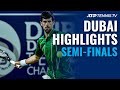 Djokovic Escapes Monfils to Set Tsitsipas Clash | Dubai 2020 Semi-Final Highlights