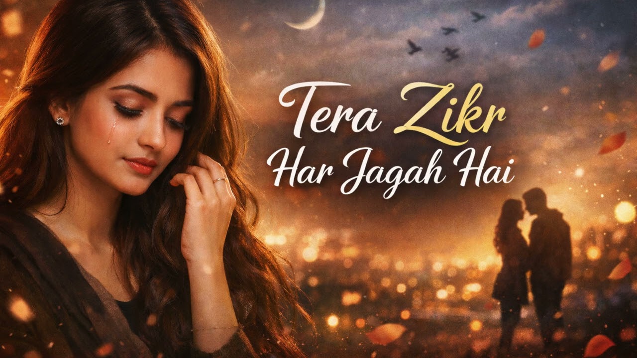 Tera Zikr Har Jagah Hai 💔 | Heart Touching Sad Love Song 2025
