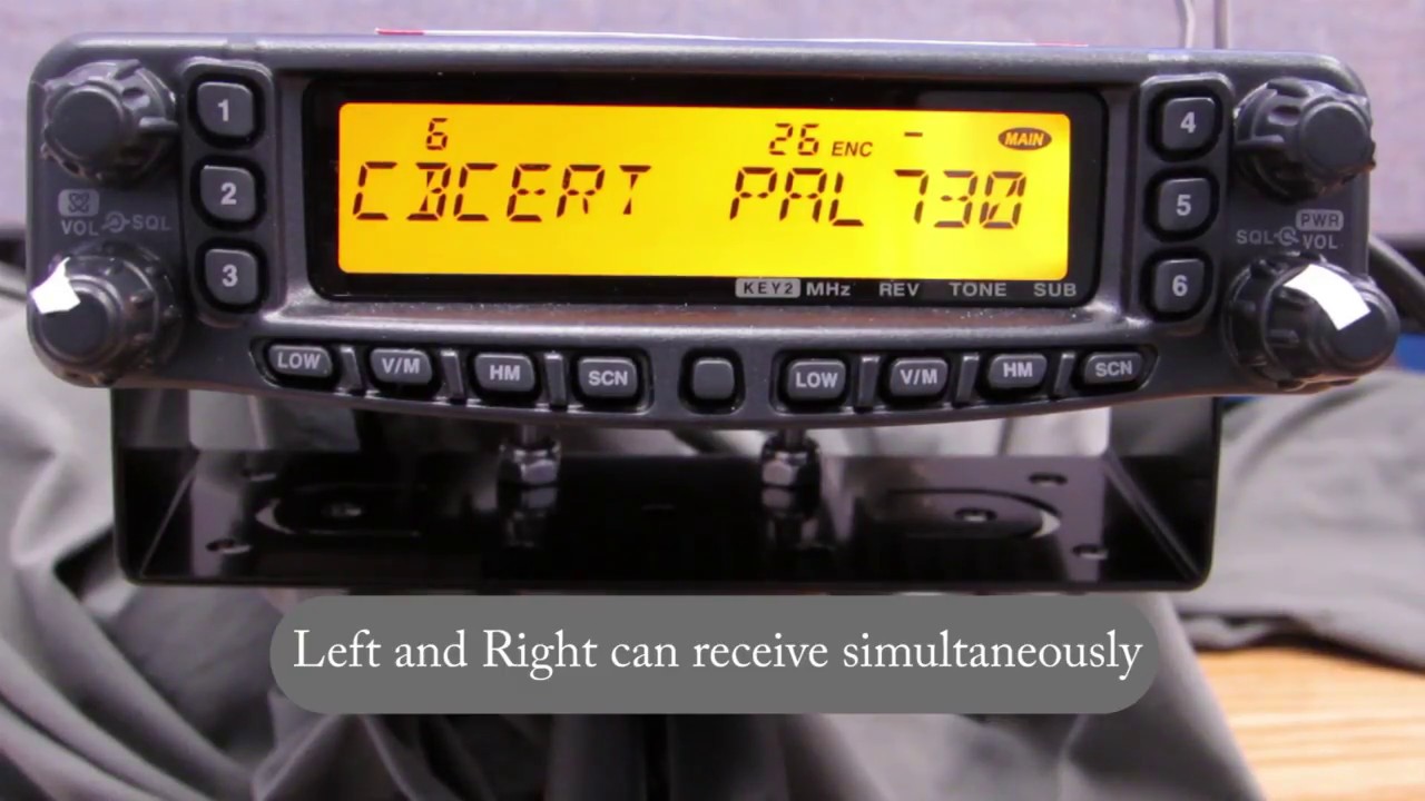 Universal Radio presents the Yaesu FTR mobile quad band