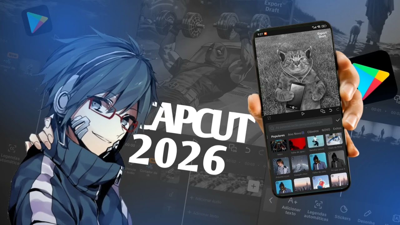 Capcut Pro Apk ATUALIZADO 2026 Com tudo novo ORIGINAL!!!!