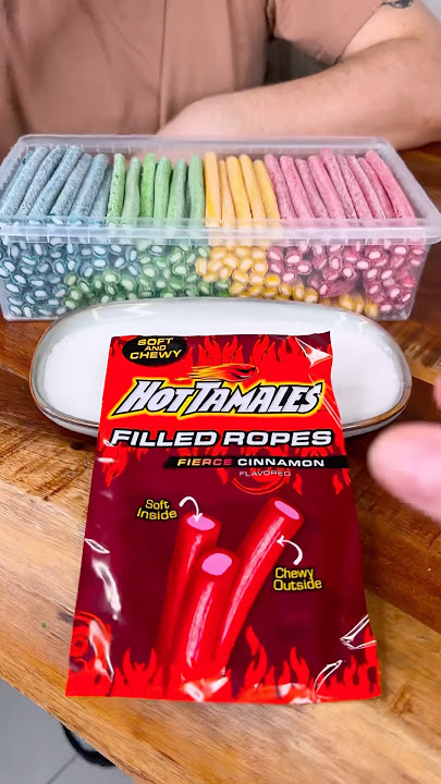 How to make the best GUMMY rope candies for your sibling?😅❤️🍬| CHEFKOUDY