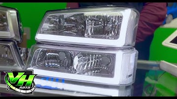 03-06 Chevy Silverado "Switchback Sequential L Bar" Headlights