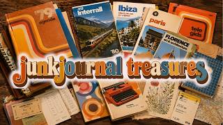 JunkJournal Treasures | Vintage Thrift Haul 70s & 80s Edition