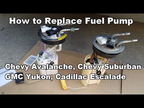 How to Replace Fuel Pump Chevy Avalanche Suburban GMC Yukon Cadillac Escalade 5.3L 6.0L 2002-2004