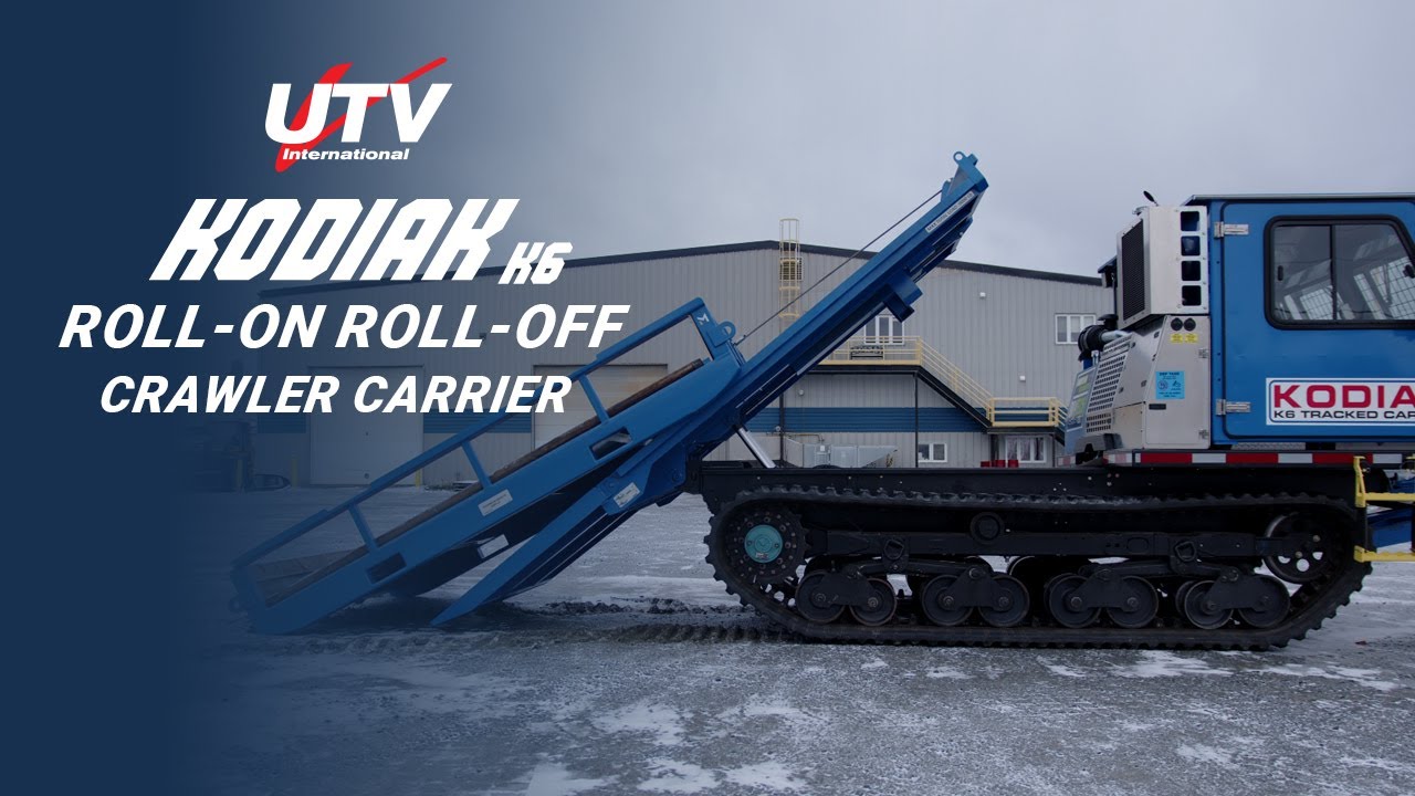 Kodiak K6 - Crawler Carrier with Roll-on Roll-off | Tracked Vehicle for ...
