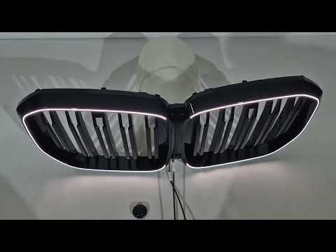 Ноздрі решітка радіатора M-Look LED для BMW X5 G05 2023+, видео 1