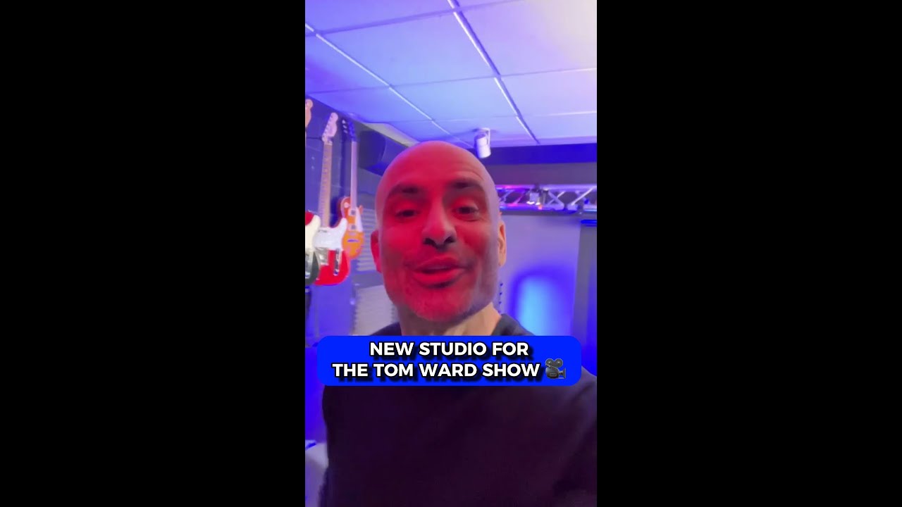 Our New Studio for the Tom Ward Show! 🎙
