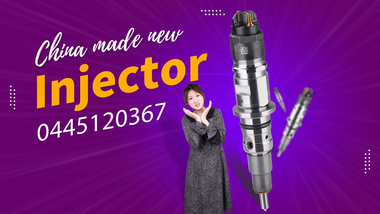 Remanufactured fuel injector 0445120367 for Cummins XCMG LOADER OE：5283840 YouTube