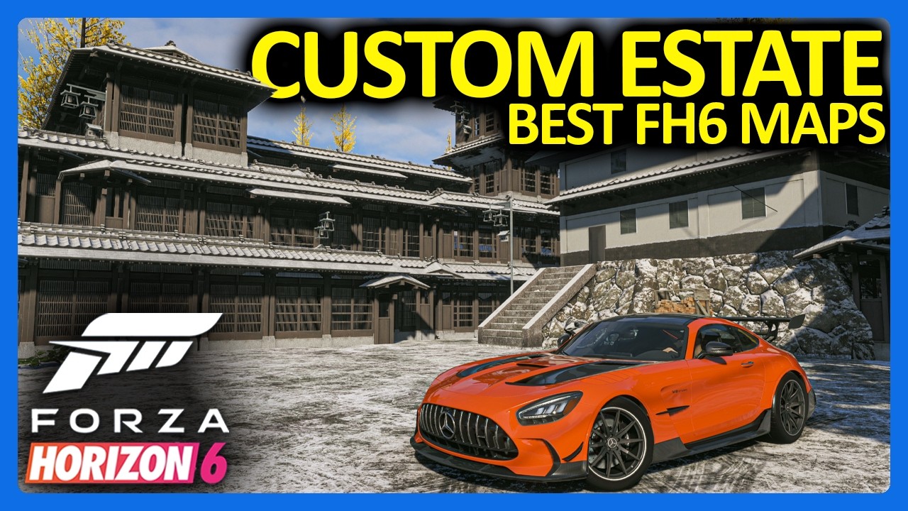 Forza Horizon 6 : The BEST Custom Garages, Estates & Maps!!