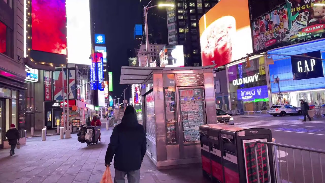 LIVE Walking New York City (commute): Midtown to Upper West via Times