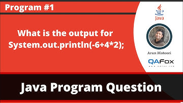 Java Program - What is the output for System.out.println(-6+4*2); ?