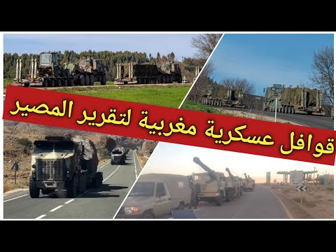 شاهد القوافل العسكرية المغربية الزئير الذي يرعب الأعداء