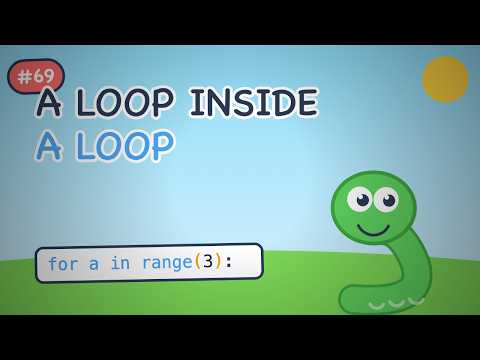 Python for Kids #069 — A Loop Inside A Loop | Loops can go inside loops