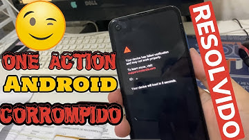Motorola One Action Com Android Corrompido | Não inicia o Android | como  Atualizar ( RESOLVIDO) 4K