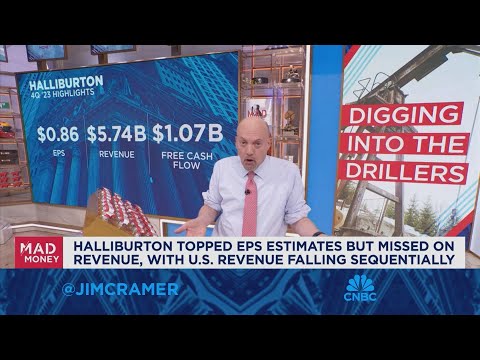 Oil driller Halliburton has optimistic qualitative outlook for year ahead, says Jim Cramer Episode cover