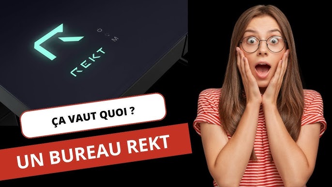 REKT R-Desk 140 - Bureau Gamer - Top Achat