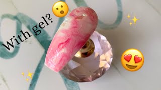 How to do a nail watercolor design using gel polish!