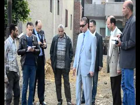 اللواء السيد نصر محافظ كفرالشيخ يتفقد مشروع الصرف الصحى بقرية المنشاة الكبرى بقلين