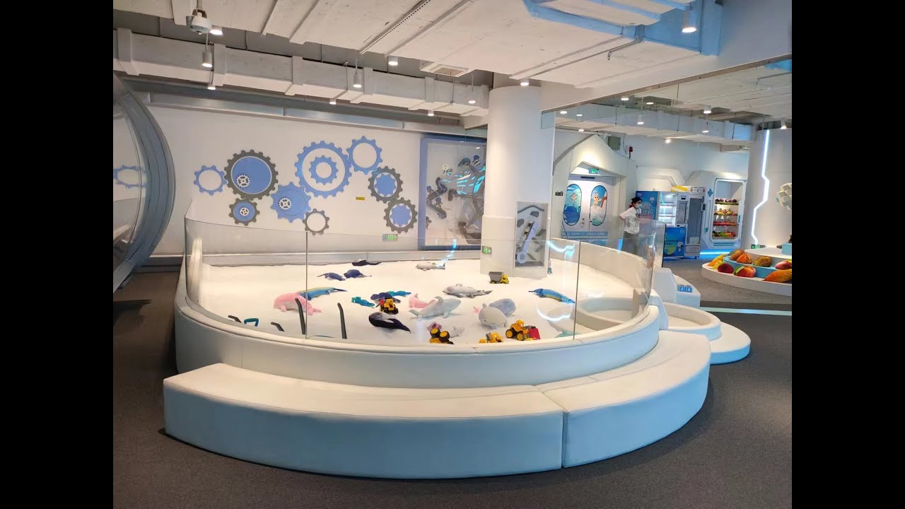science museum exhibits indoor educational playground equipment for kids
