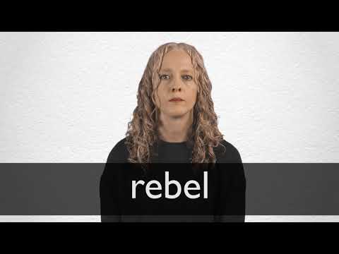 How to pronounce REBEL in British English
