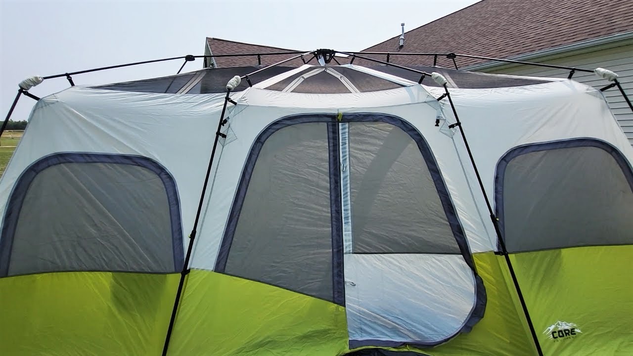 The CORE 12 Person Instant Cabin Tent is AWESOME! 