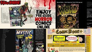 Pre-Code Horror Comic Book Reprints And Free Digitized Comics Online Part One
