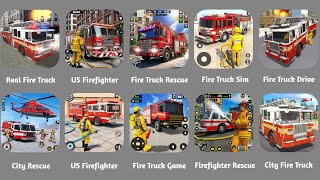 Real Fire Truck Driving,US Firefighter Truck Rescue,Fire Truck Rescue Sim 3D,Fire Truck Rescue Sim screenshot 3