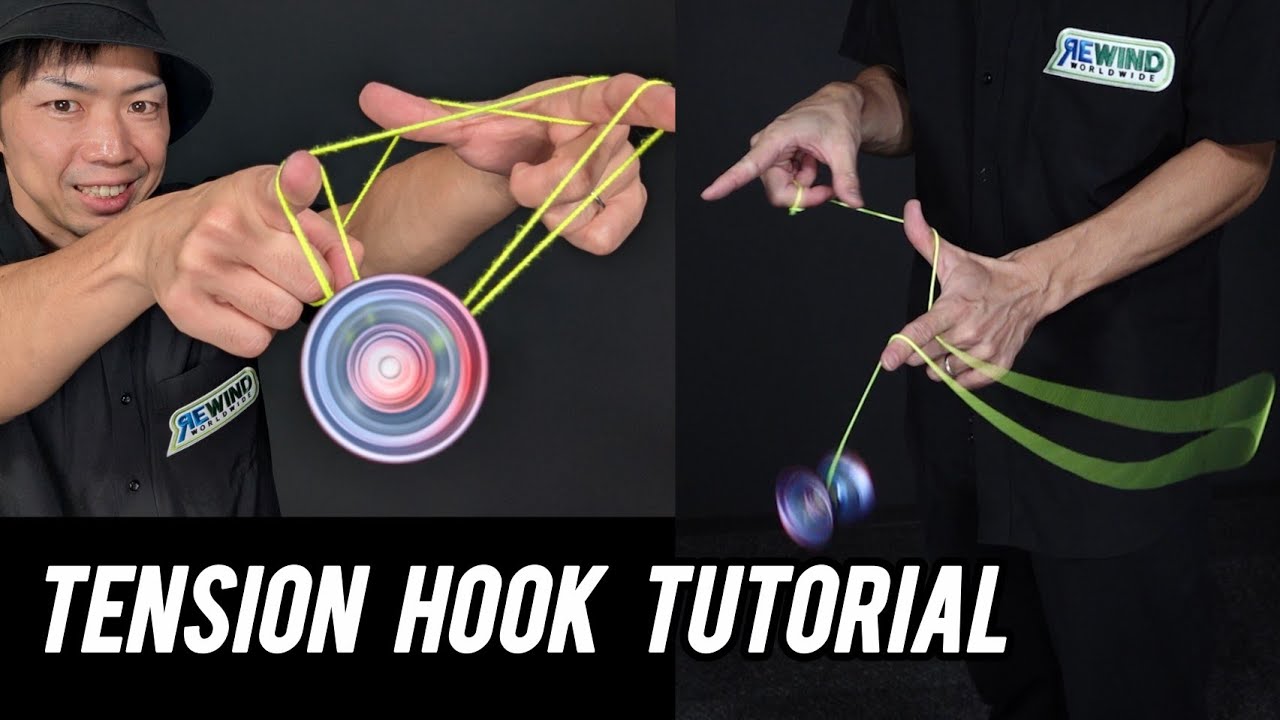 [Popular & Important!] Tension Hook [REWIND Yo-Yo Trick Tutorial] #yoyo #tutorial #yoyotricks